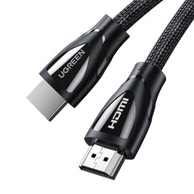 Cable HDMI a HDMI 3m, negro, con trenza de nylon; VERDE UGREEN/80404 Foto 1 de 4