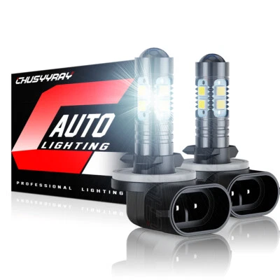 Para Oldsmobile Alero 1999 2000-2004 881 Par LED Faros Antiniebla Blanco 6000K Foto 1 de 4
