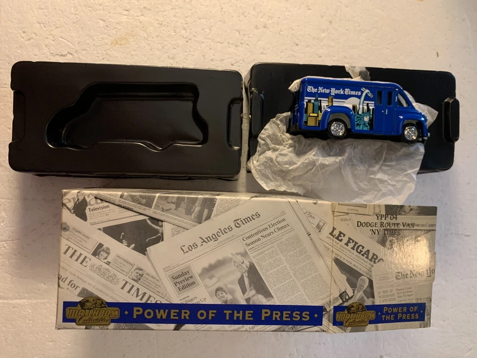 DODGE ROUTE VAN - NY TIMES -  YPP-04 - Matchbox Power Of The Press - NEW - Image 1 of 1