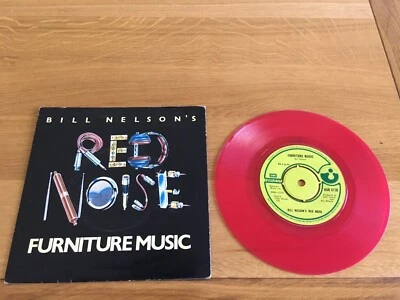 Bill Nelson's Red Noise-Furniture music.7"  red vinyl Foto 1 de 2