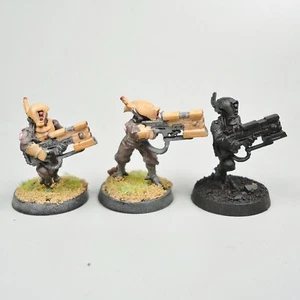 Warhammer 40k Tau Empire Pathfinders x3 bemalt / Undercoated Metal - Bild 1 von 5