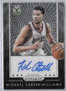Michael Carter-Williams 2015-16 Panini Prizm autógrafo Milwaukee Bucks - Imagen 1 de 2