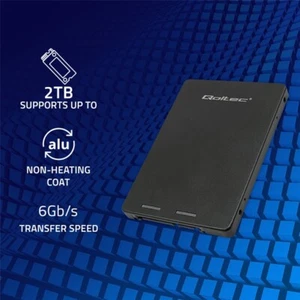Qoltec Aluminiowy Adapter na dysk M.2 SSD SATA NGFF do SATA III 2TB Super - Zdjęcie 1 z 7
