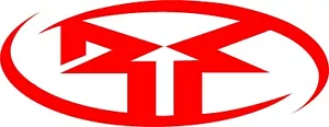 Rockford Fosgate RF logo vinyl decal sticker Red 5" x 2" - Bild 1 von 1