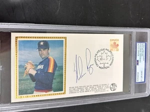 Nolan Ryan Houston Astros Autographed Signed First Day Cover HOFer PSA 10 Gem Mt - Picture 1 of 2