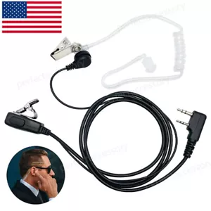 NEU Hörmuschel PTT Mikrofon Headset für Retevis RT22 RT27 RT28 RT68 RT21 H777 Radio - Bild 1 von 13