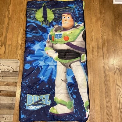 Toy Story, Buzz Lightyear, saco de dormir usado. Foto 1 de 4