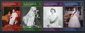BIOT Royalty Stamps 2013 MNH Queen Elizabeth II Coronation 60th Anniv 4v Set