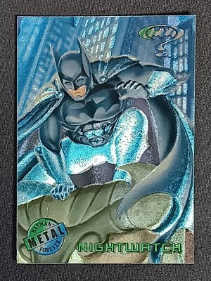 1995 Fleer Metal Batman Forever #38 Nightwatch - Image 1 of 2