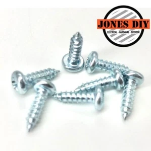 Tornillos Pozi autorroscantes calibre 10 tornillos de cabeza de cacerola zinc n.º 10 calibre - Imagen 1 de 6