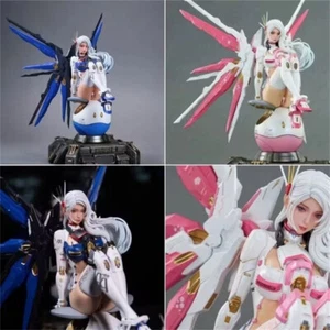 Figura de acción de PVC Machine Girl modelo GK anime 38 cm rosa azul estatua juguete regalo - Imagen 1 de 9