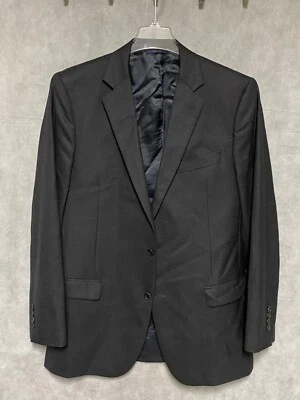 Blazer Brooks Brothers Hombres 42L Gris FitzGerald Saxxon Texturizado Abrigo Chaqueta Lujo Foto 1 de 4