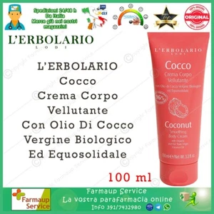 L'Erbolario Cocco Crema Corpo Vellutante Con Olio Di Cocco 100 ml - Foto 1 di 1