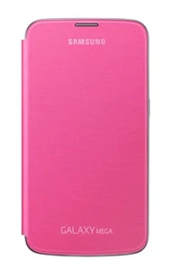 GENUINE SAMSUNG FLIP CASE GALAXY MEGA 6.3" GT-I9205 GT-I9200 PHONE COVER - PINK - Picture 1 of 6