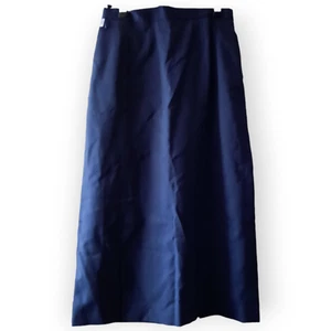 BNWOT C&A Womens Black Skirt UK 10 Elasticated Waist Wool Mix Work Business - Picture 1 of 2
