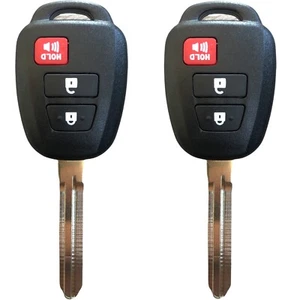 2 for 2013 2014 2015 Toyota Rav4 Car Key Fob Control Keyless Entry Remote H Chip - Picture 1 of 5