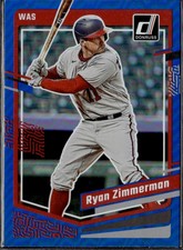 2023 Panini Donruss Blue Foil #181 Ryan Zimmerman