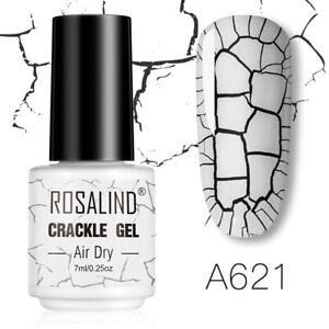 ROSALIND Crackle Gel Nail Polish For Nail art manicure Set Air dry nail polish*