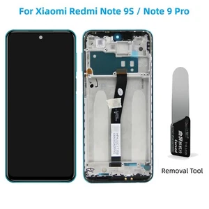 LCD Display Touch Screen Digitizer w/ Frame For Xiaomi Redmi Note 9S /Note 9 Pro - Picture 1 of 12