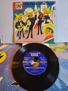 Little Pedro anf the Street Singers Vinyl 45 Record w/ Sleeve - Imagen 1 de 2