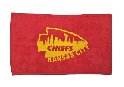 NFL Kansas City Chiefs 11" x 18" 100% Cotton Rally Towel Red Towel City Cover