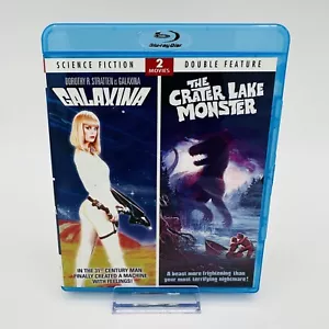 Galaxina/The Crater Lake Monster (Blu-ray Disc, 2011) - rare OOP horror sci-fi - Picture 1 of 2