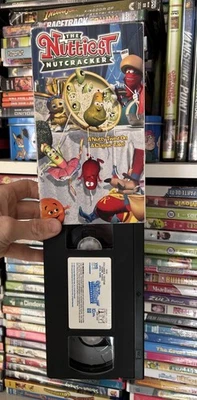 The Nutcracker VHS Tape Veggie Tales Video HTF OOP Rare Christmas Animation - Image 1 of 4