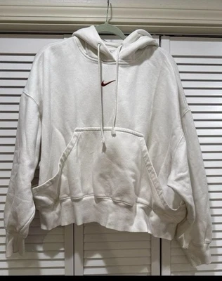 Nike Mujer M Sudadera con Capucha Phoenix Polar Grande Pullover Sudadera Centro Swoosh Foto 1 de 4
