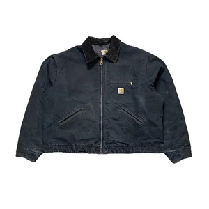 Carhartt Detroit Jacket J001 BRN Blanket Lined Size 2X Made in USA - Picture 1 of 11