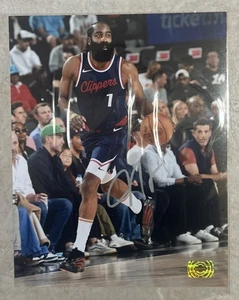 James Harden handsigniertes 8x10 Foto mit COA LA Clippers Autogrammfoto #1 - Bild 1 von 5