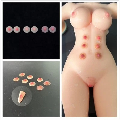 1:6女性乳头贴纸乳房胸贴道具适用于12英寸PH TBL人偶身体 — 第 1/4 张图片
