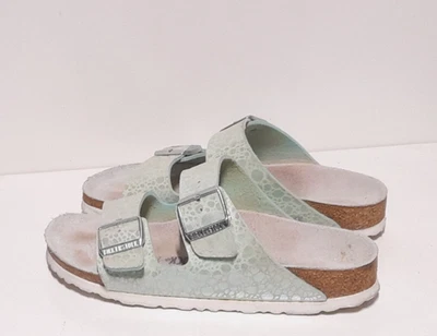 Birkenstock Arizona Damen Pantolette Gr. 39 Leder Sandalen  Hausschuhe - Bild 1 von 4