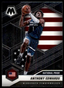 Orgullo Nacional Anthony Edwards Minnesota Timberwolves #252 2020-21 - Imagen 1 de 2