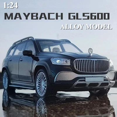 Modellino in scala 1:24 per auto giocattolo Maybach GLS600 SUV pressofuso in ... - Immagine 1 di 4