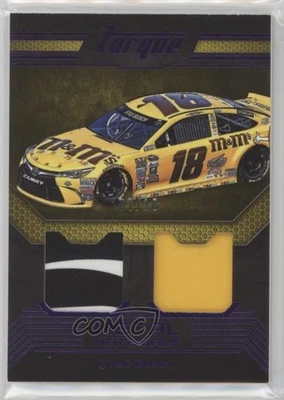 2016 Panini Torque Metal Materials Purple /10 Kyle Busch #MM-KB - Image 1 of 2