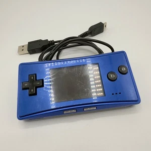 Nintendo Game Boy Micro Blue Console – OKY-001 – Not Working – For Parts Only - Picture 1 of 9