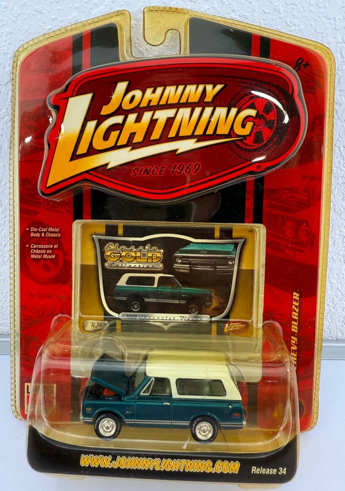 Johnny Lightning Classic Gold R34 "1969 Chevy Blazer" 1:64 Scale. - Image 1 of 4
