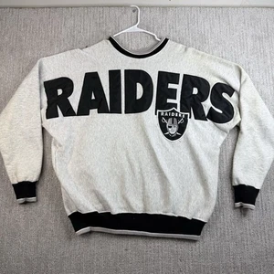 Vintage Oakland Raiders Spellout Sweatshirt Legends Size XL Vegas - Picture 1 of 9