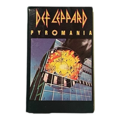 Vintage DEF LEPPARD Pyromania Cassette Mercury PolyGram 1983 Hard Rock VTG - Image 1 of 4
