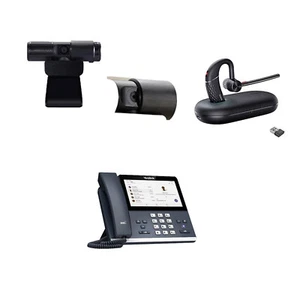 Yealink MP56 MS Teams IP Corded/Cordless Phone Bundle, BH71 Headset, Pack of 4 - Picture 1 of 4