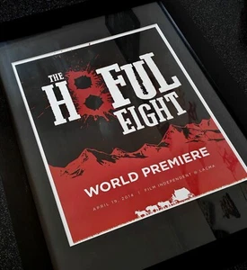The Hateful 8 Eight World Premiere by Matt Owen Screenprint MEGA RARE Not Mondo  - Picture 1 of 24
