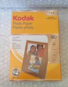 Kodak Fotopapier 180 Blatt 4"" x 6"" Instant Trocknen Glanz Brillant Neu/Versiegelt - Bild 1 von 1