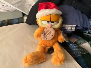 AURORA GARFIELD CHRISTMAS COOKIE SEASON #5 SOFT TOY 12” PLUSH WITH TAGS RARE HTF - Picture 1 of 2