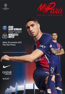 PSG vs Newcastle United 28.11.2023 Unofficial program - Picture 1 of 1