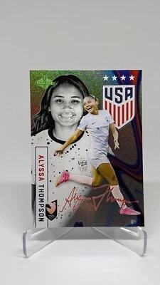 2023 Parkside USWNT One Nation One Team Alyssa Thompson FOIL Shimmer /124 #13 - Image 1 of 2