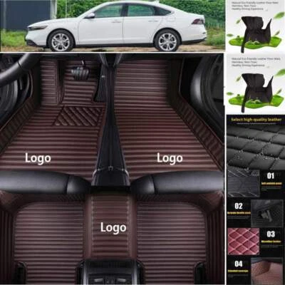 For Subaru Legacy Car Floor Mats All Weather Luxury Custom Anti-Slip PU Leather Foto 1 de 4