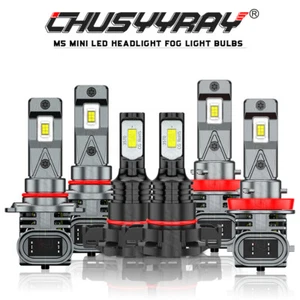 For Chevy Suburban Tahoe 2007-2014 LED Headlights + Fog Light Bulbs Combo Kit A+ - Picture 1 of 24