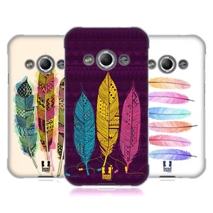 FUNDA HEAD CASE DESIGNS CON PLUMAS AZTECAS DE GEL SUAVE PARA TELÉFONOS SAMSUNG 4 - Imagen 1 de 10