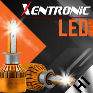 XENTRONIC 9600LM 80W LED Headlight Kit H1 6000K bulb White XENON Color CREE Pair - Picture 1 of 12