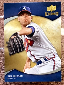 2009 Upper Deck Icons Tim Hudson #96 Atlanta Braves - Bild 1 von 2